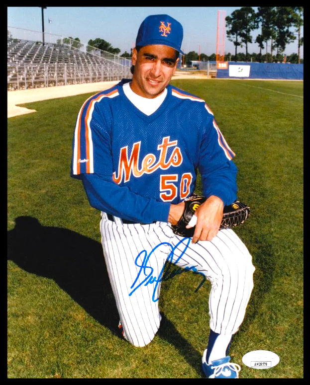Sid Fernandez New York Mets Signed 8x10 Photo (JSA COA)