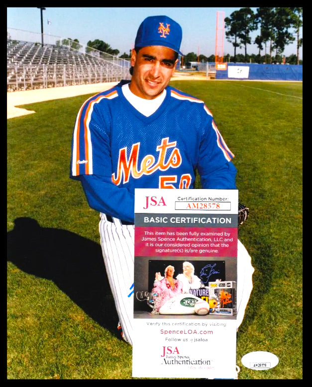 Sid Fernandez New York Mets Signed 8x10 Photo (JSA COA)