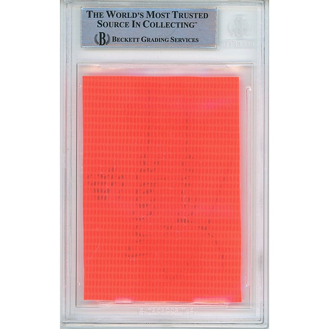 Darren Woodson Dallas Cowboys Signed Football Pylon Beckett Authentic Auto Slab