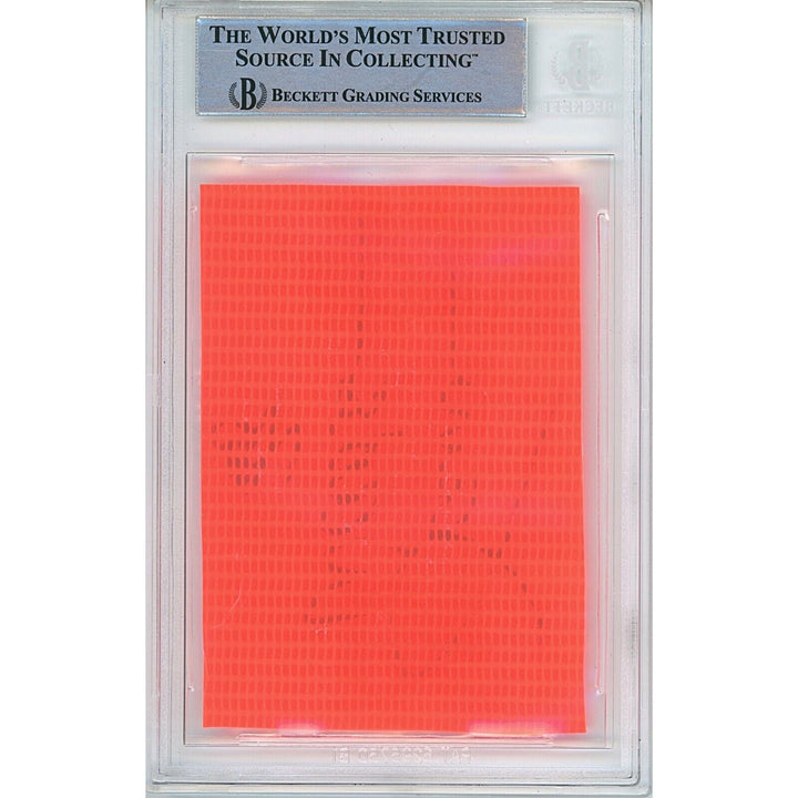 Darren Woodson Dallas Cowboys Signed Football Pylon Beckett Authentic Auto Slab