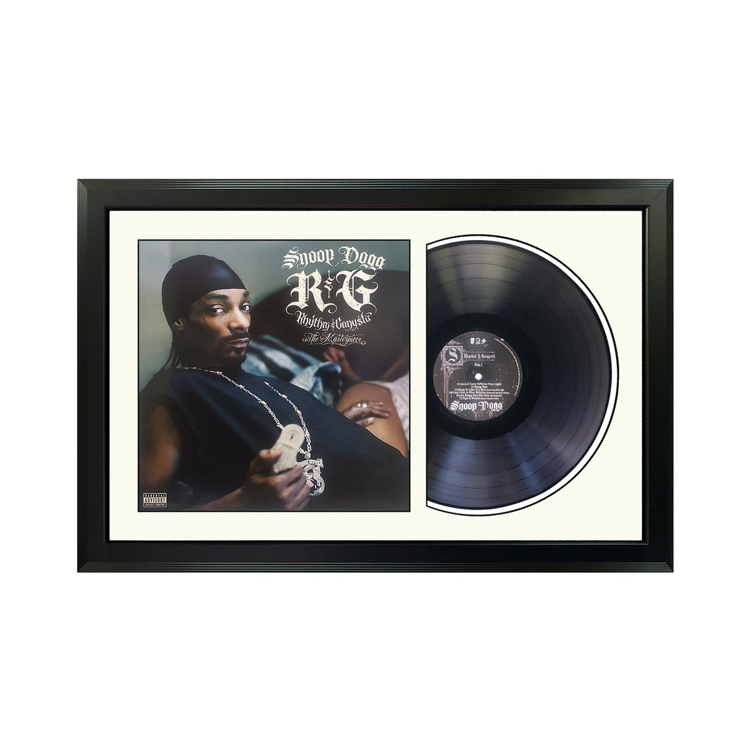 Snoop Dogg R&G (Rhythm & Gangsta) Genuine Vinyl Record & Cover Professionally Framed 17.5  x 26.5  Wall Display with a White Mat
