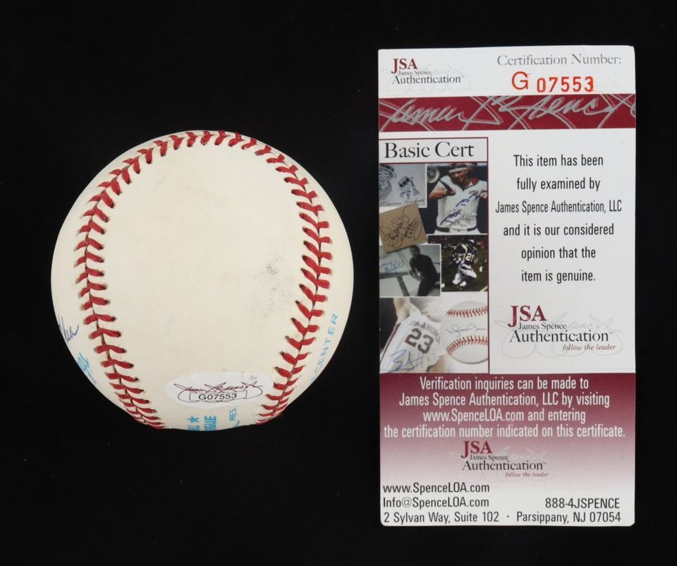 Spec Shea New York Yankees Signed OAL Baseball (JSA)