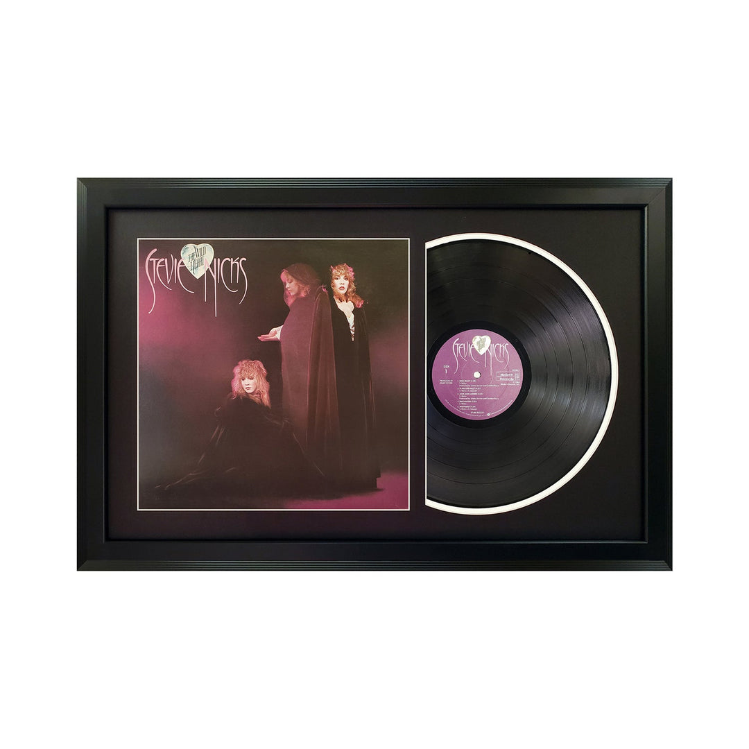 Stevie Nicks  The Wild Heart Genuine Vinyl Record & Cover Professionally Framed 17.5 x 26.5 Display with a Black Mat