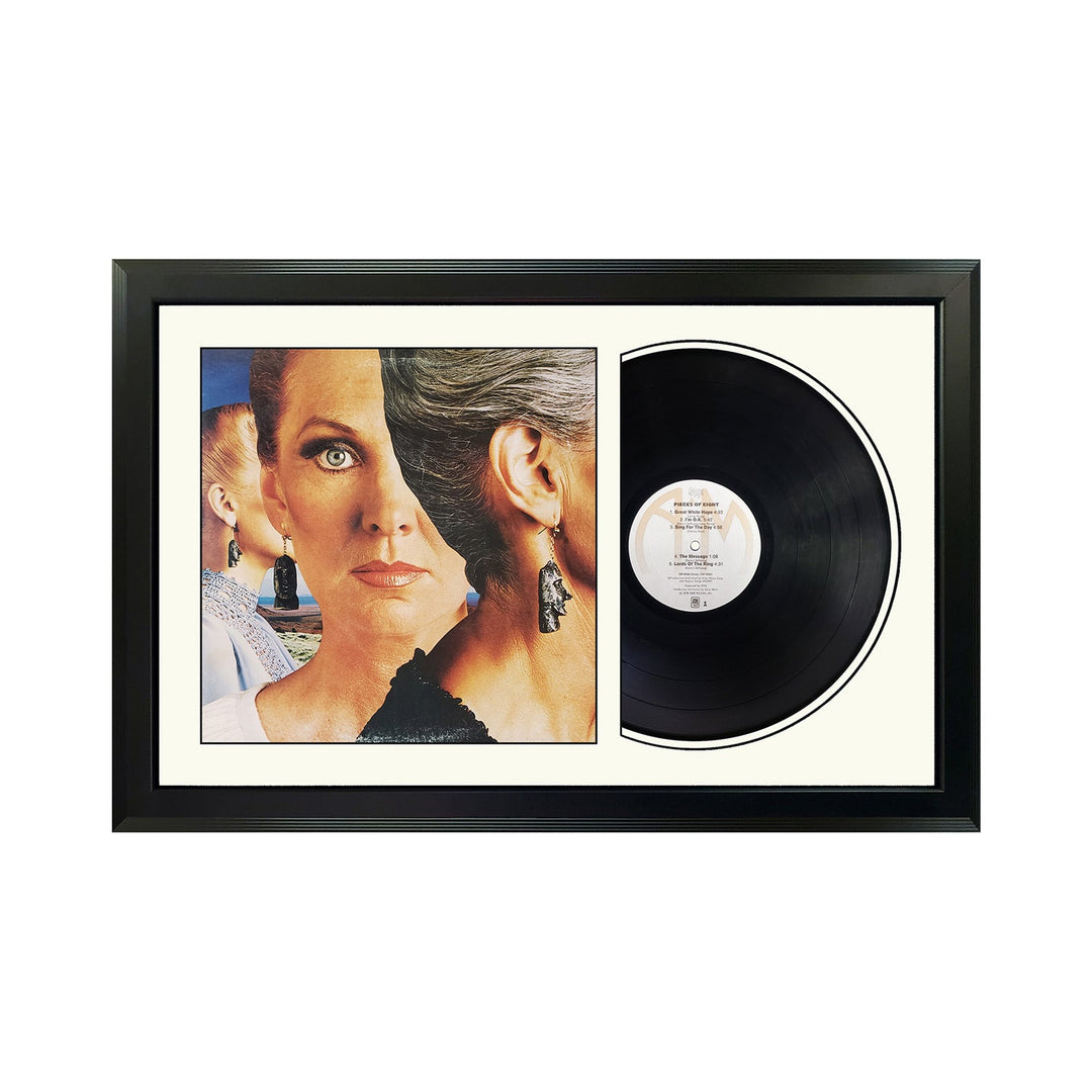 Styx Pieces of Eight Genuine Vinyl Record & Cover Professionally Framed 17.5 x 26.5 Display with a White Mat