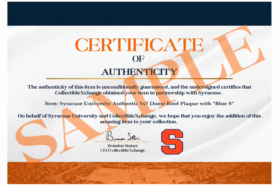 Syracuse University Game Issued #49 Away White Football Jersey Syracuse LOA
