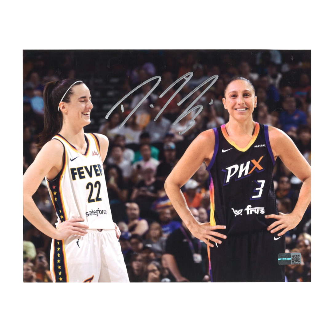 Diana Taurasi Phoenix Mercury Autographed Signed Caitlin Clark 8x10 Photo