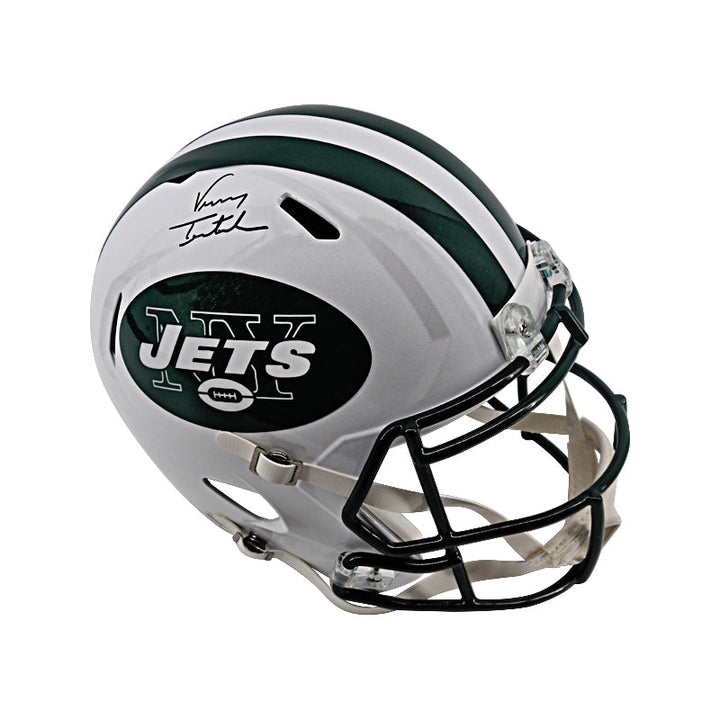 Vinny Testaverde New York Jets Autographed Replica 1998 Riddell Style Helmet (CX Auth)