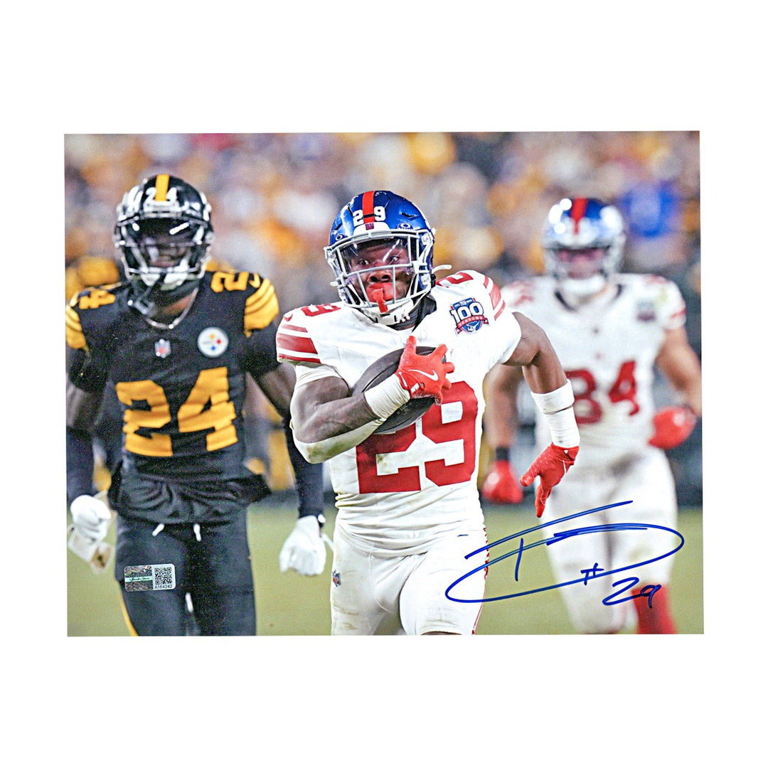 Tyrone Tracy Jr. New York Giants Autographed Signed 8x10 Photograph (CX Auth)