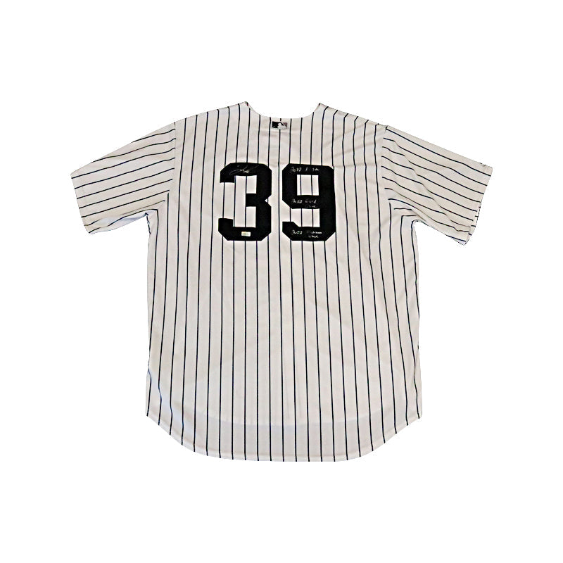 Jose Trevino New York Yankees Autographed Signed and Inscribed Nike Pinstripe Jersey (CX Auth)