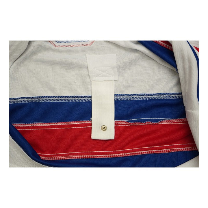 Vincent Trocheck 2026 USA Olympic Team Autographed Inscribed White USA Jersey JSA Holo Only
