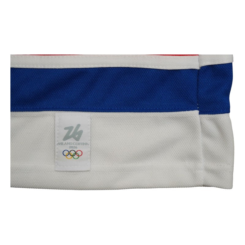 Vincent Trocheck 2026 USA Olympic Team Autographed Inscribed White USA Jersey JSA Holo Only