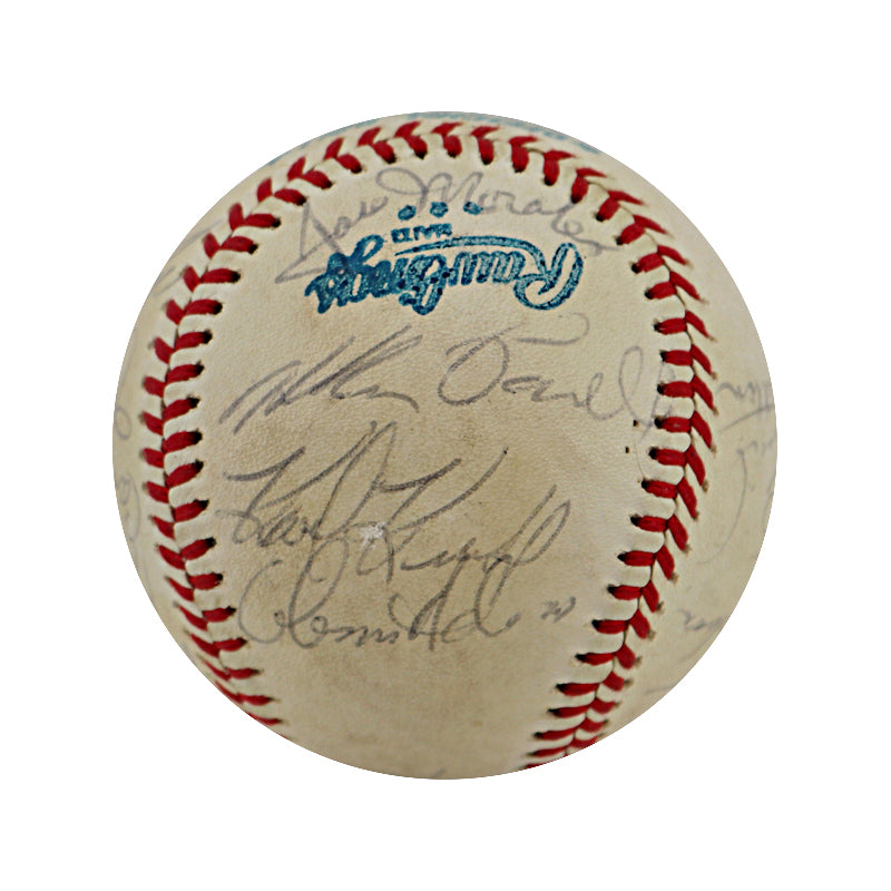 1978 Minnesota Twins Team Signed 20 Signature OAL MacPhail Baseball (JSA LOA)