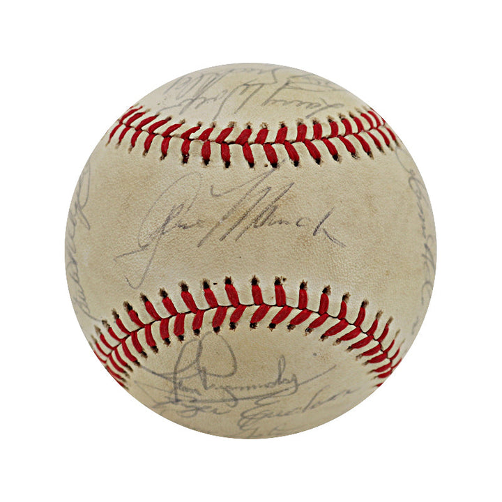 1978 Minnesota Twins Team Signed 20 Signature OAL MacPhail Baseball (JSA LOA)