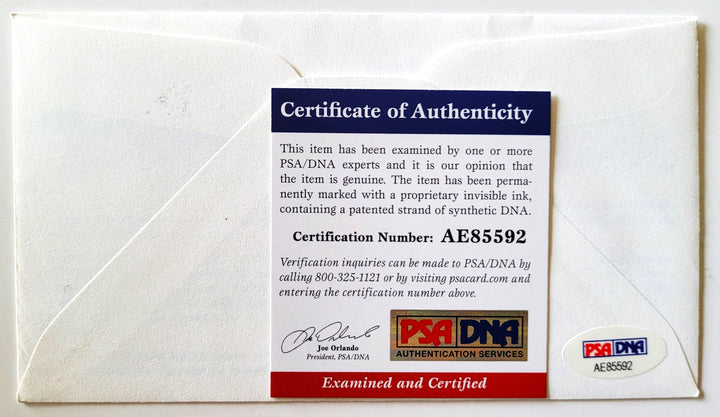 Ted Hendricks Oakland Raiders Signed Pro Football Hall of Fame Enshrinement Canton, Ohio August 4, 1990 First Day Cover (PSA)