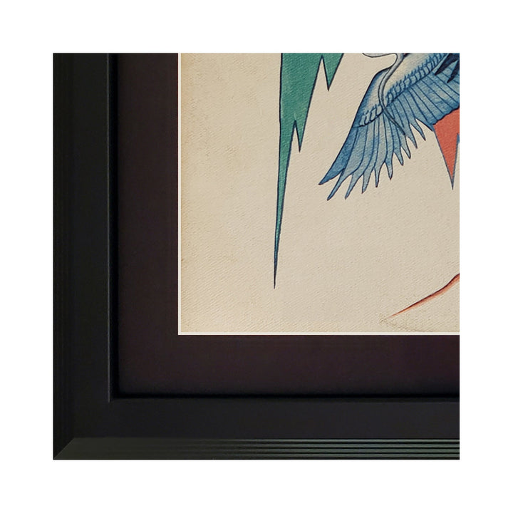 The Eagles On the Border Vinyl Record & Cover Professionally Framed Display with a Black Mat