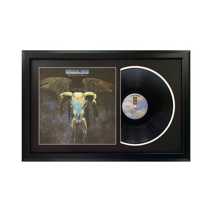 The Eagles One of these Nights Vinyl Record & Cover Professionally Framed 17.5 x 26.5 Display with a Black Mat
