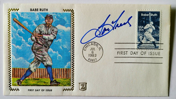Tom Tresh New York Yankees Signed Babe Ruth First Day Issue of the Babe Ruth Stamp Envelope Dated July 6, 1983 Chicago, IL.(JSA)