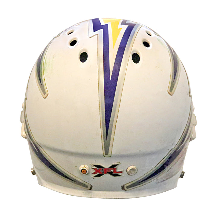 Chris Shelling Birmingham Thunderbolts 2001 XFL Game Used Helmet
