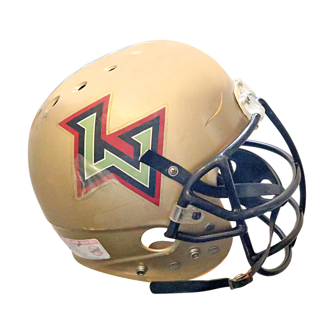 Antonio Edwards Las Vegas Outlaws 2001 XFL Game Used Helmet