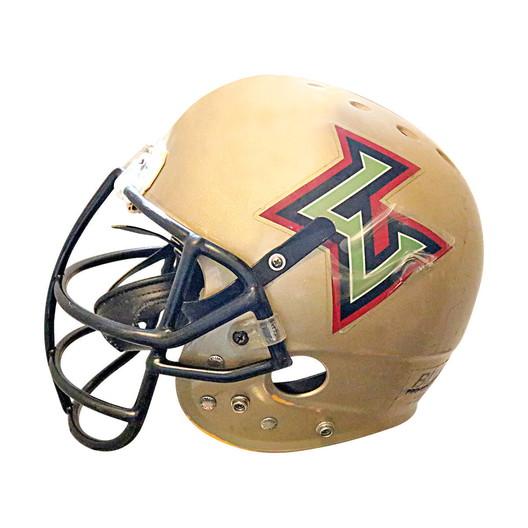 Antonio Edwards Las Vegas Outlaws 2001 XFL Game Used Helmet