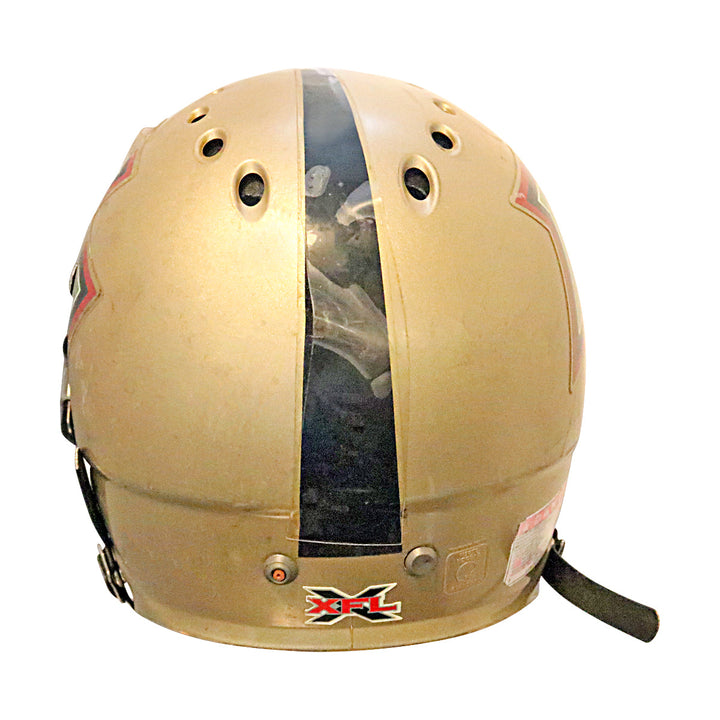 Ty Parten Las Vegas Outlaws 2001 XFL Game Used Helmet