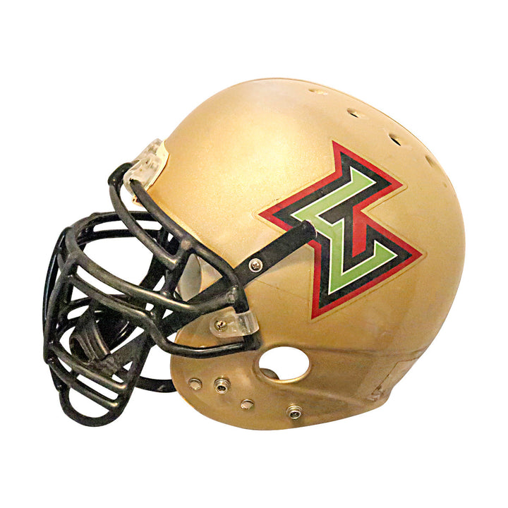 Tony Berti Las Vegas Outlaws 2001 XFL Game Used Helmet