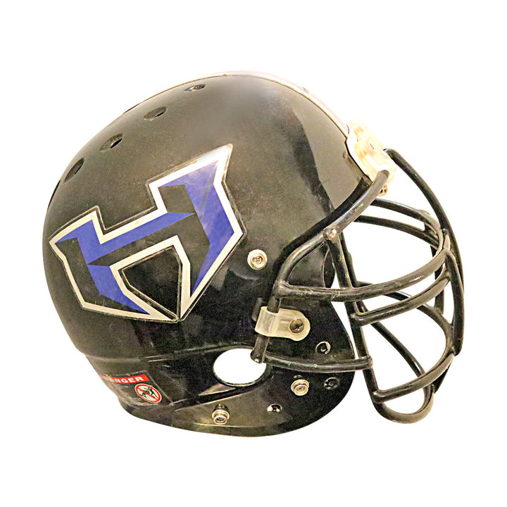 Bob Rosenstiel New York Hitmen 2001 XFL Game Used Helmet Missing Chinstrap