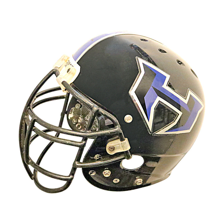 Bob Rosenstiel New York Hitmen 2001 XFL Game Used Helmet Missing Chinstrap