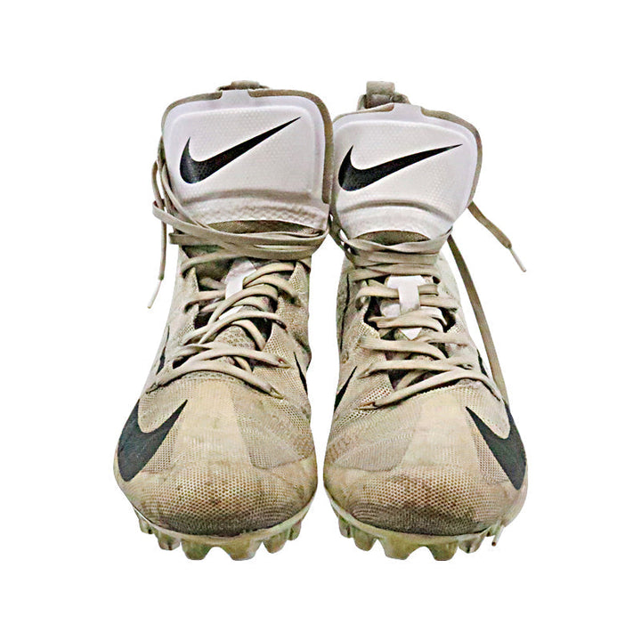 USFL Game Worn Nike Vapor High Top Cleats 