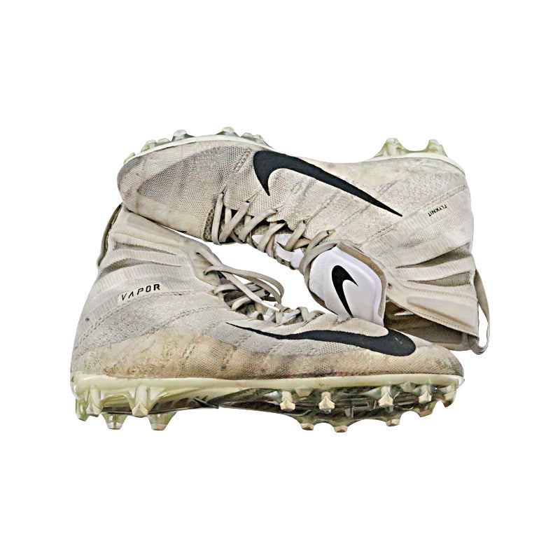 USFL Game Worn Nike Vapor High Top Cleats 