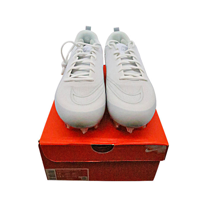 2023 USFL Issued White Nike Alpha Huarache 8 Pro Lax Cleats 