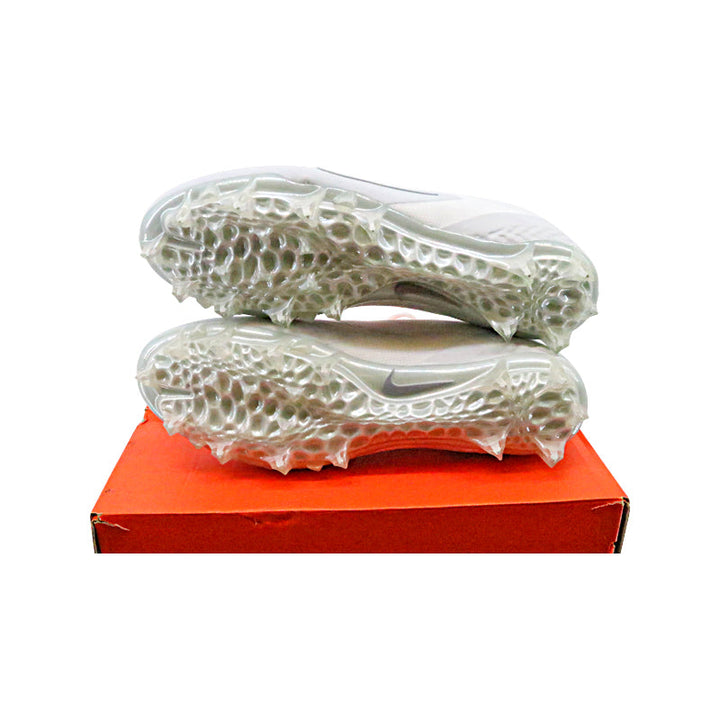 2023 USFL Issued White Nike Alpha Huarache 8 Pro Lax Cleats 