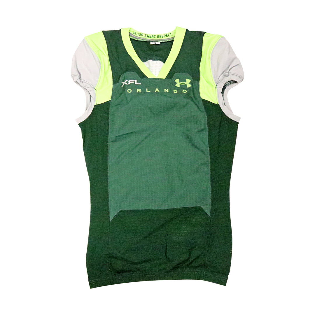 Orlando Guardians 2023 XFL Season Issued Blank Green Jersey - Size 40