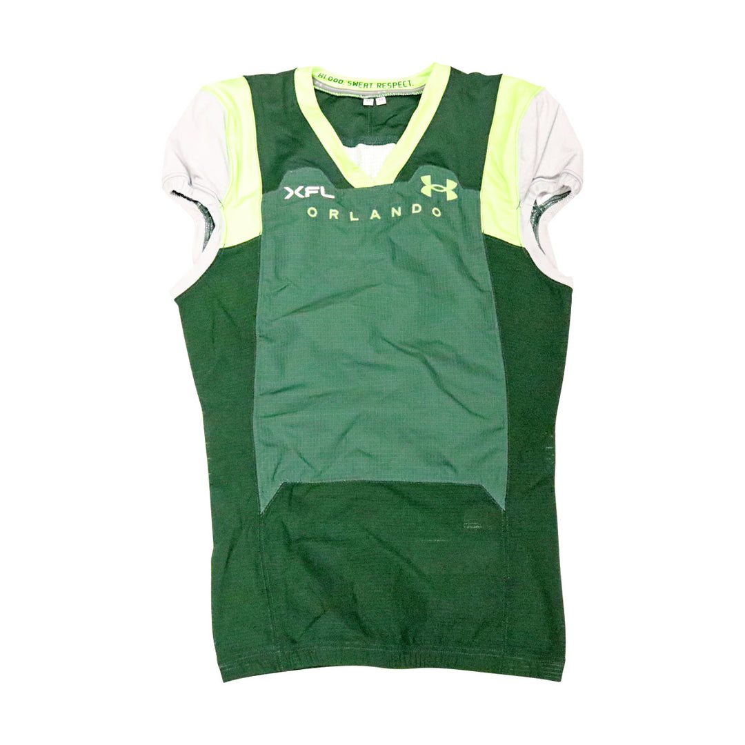 Orlando Guardians 2023 XFL Season Issued Blank Green Jersey - Size 42