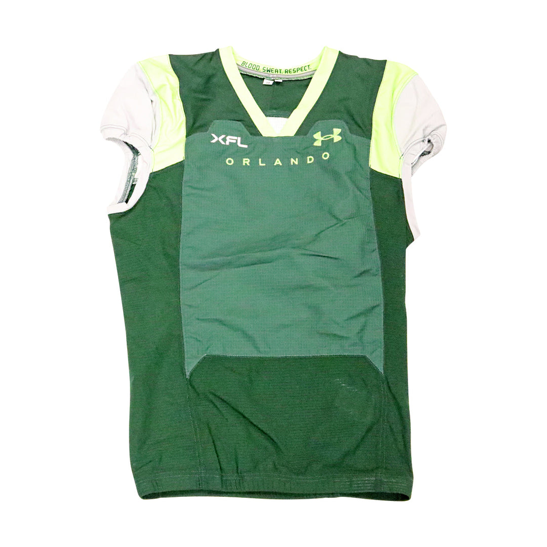 Orlando Guardians 2023 XFL Season Issued Blank Green Jersey - Size 46