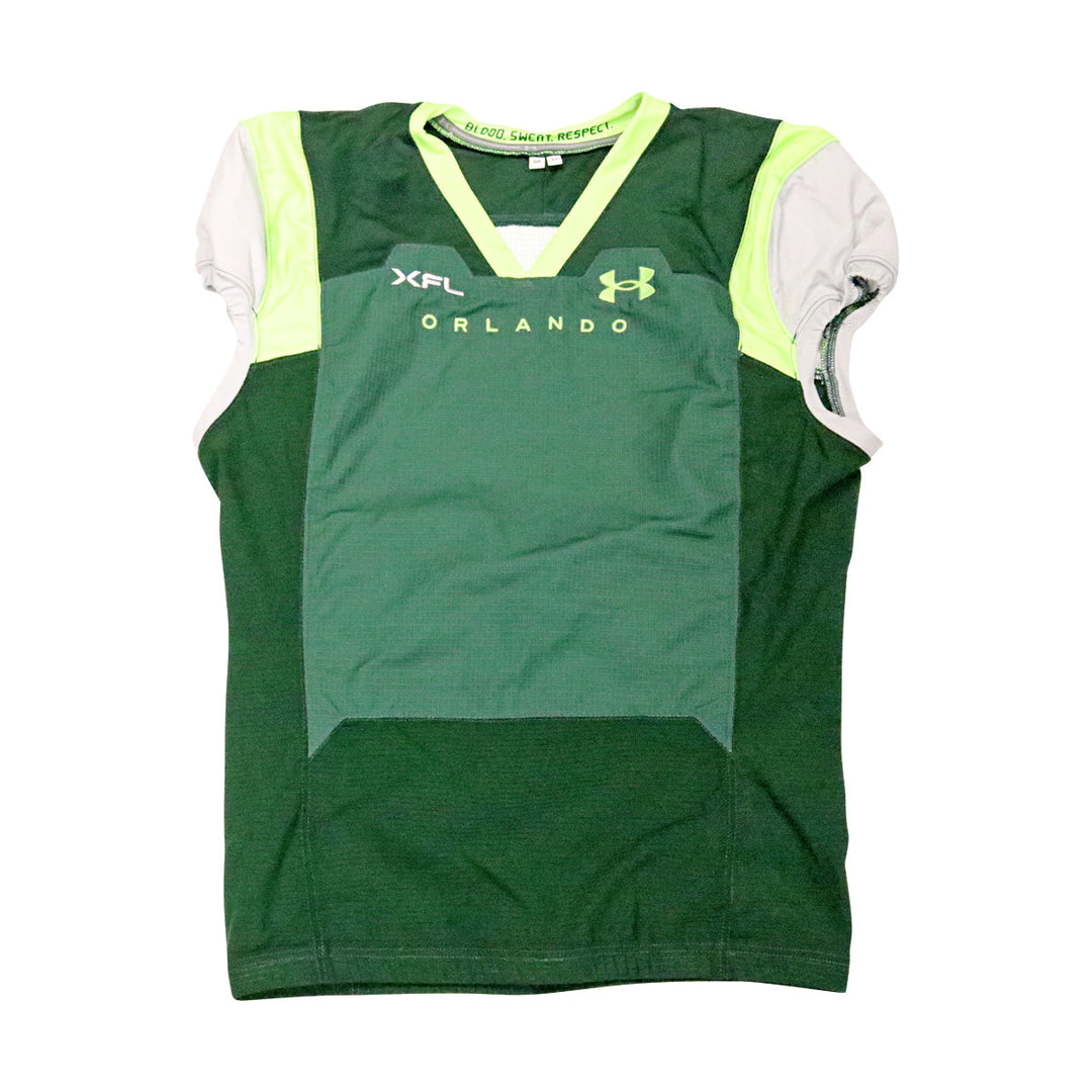 Orlando Guardians 2023 XFL Season Issued Blank Green Jersey - Size 50