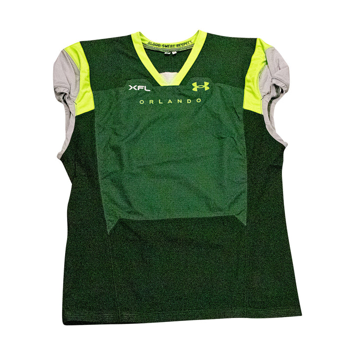 Orlando Guardians 2023 XFL Season Issued Blank Green Jersey - Size 56