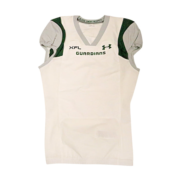 Orlando Guardians 2023 XFL Season Issued Blank White Jersey - Size 42