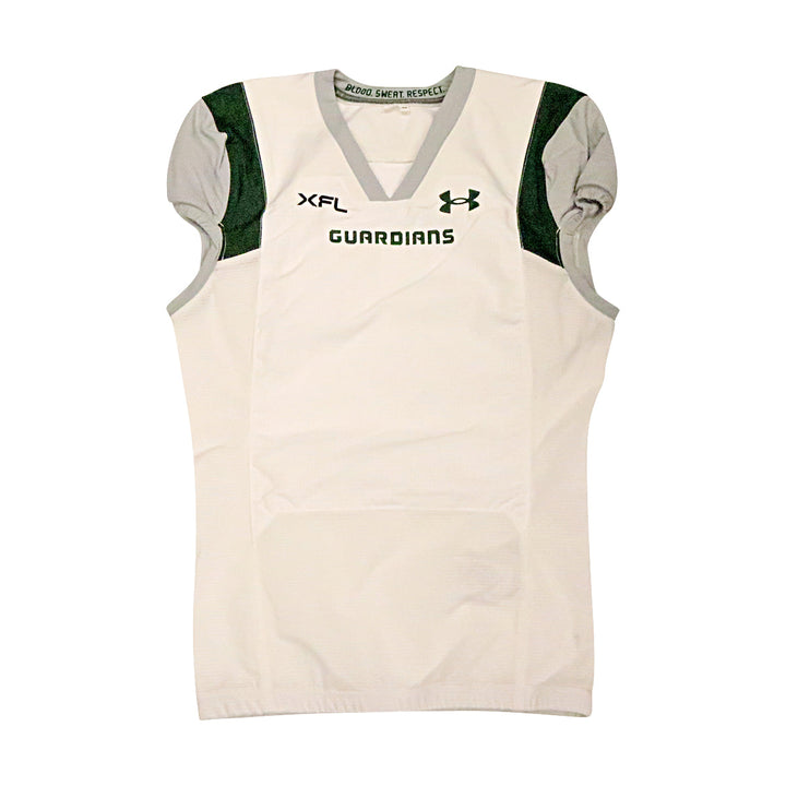 Orlando Guardians 2023 XFL Season Issued Blank White Jersey - Size 46