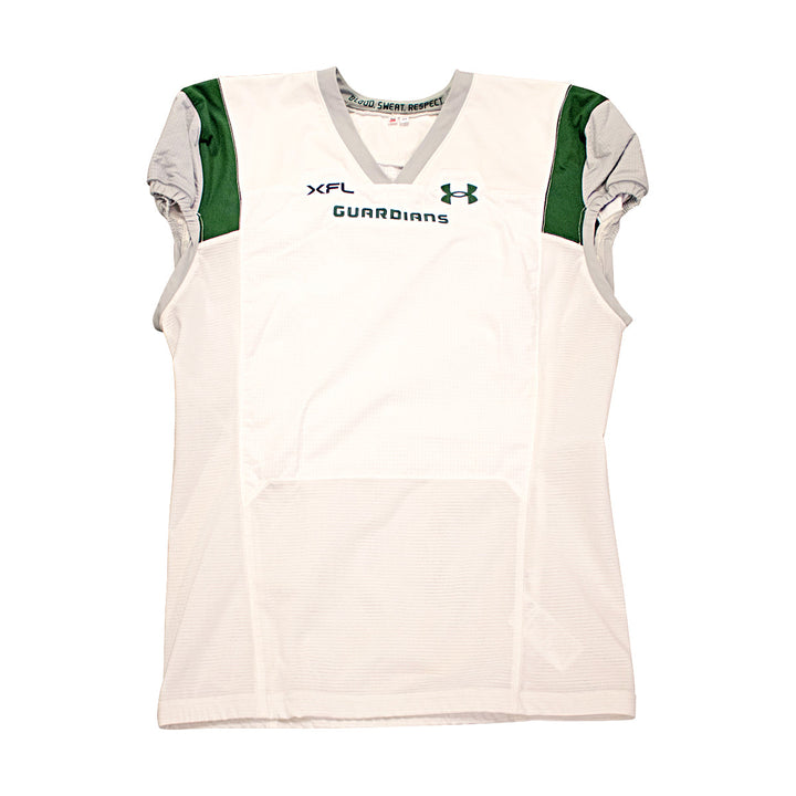 Orlando Guardians 2023 XFL Season Issued Blank White Jersey - Size 52