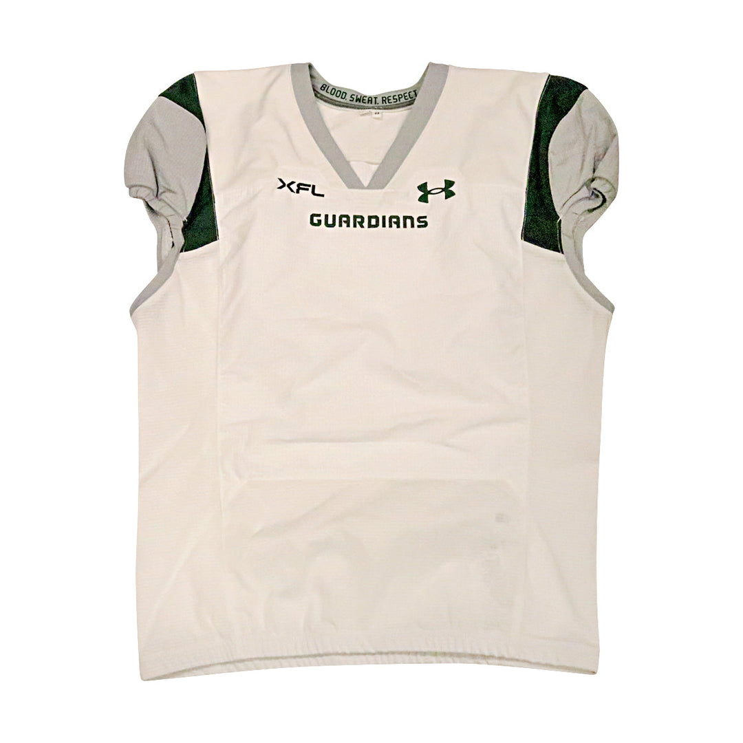 Orlando Guardians 2023 XFL Season Issued Blank White Jersey - Size 54