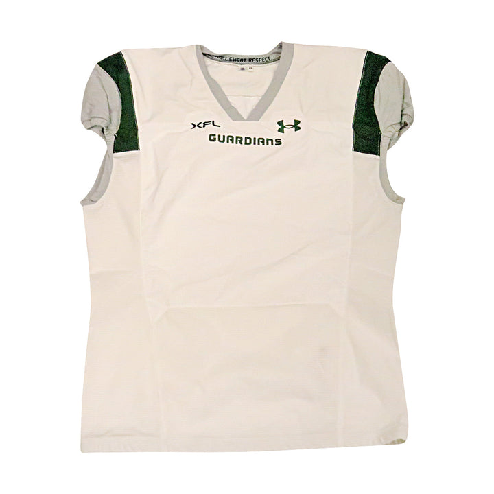 Orlando Guardians 2023 XFL Season Issued Blank White Jersey - Size 56