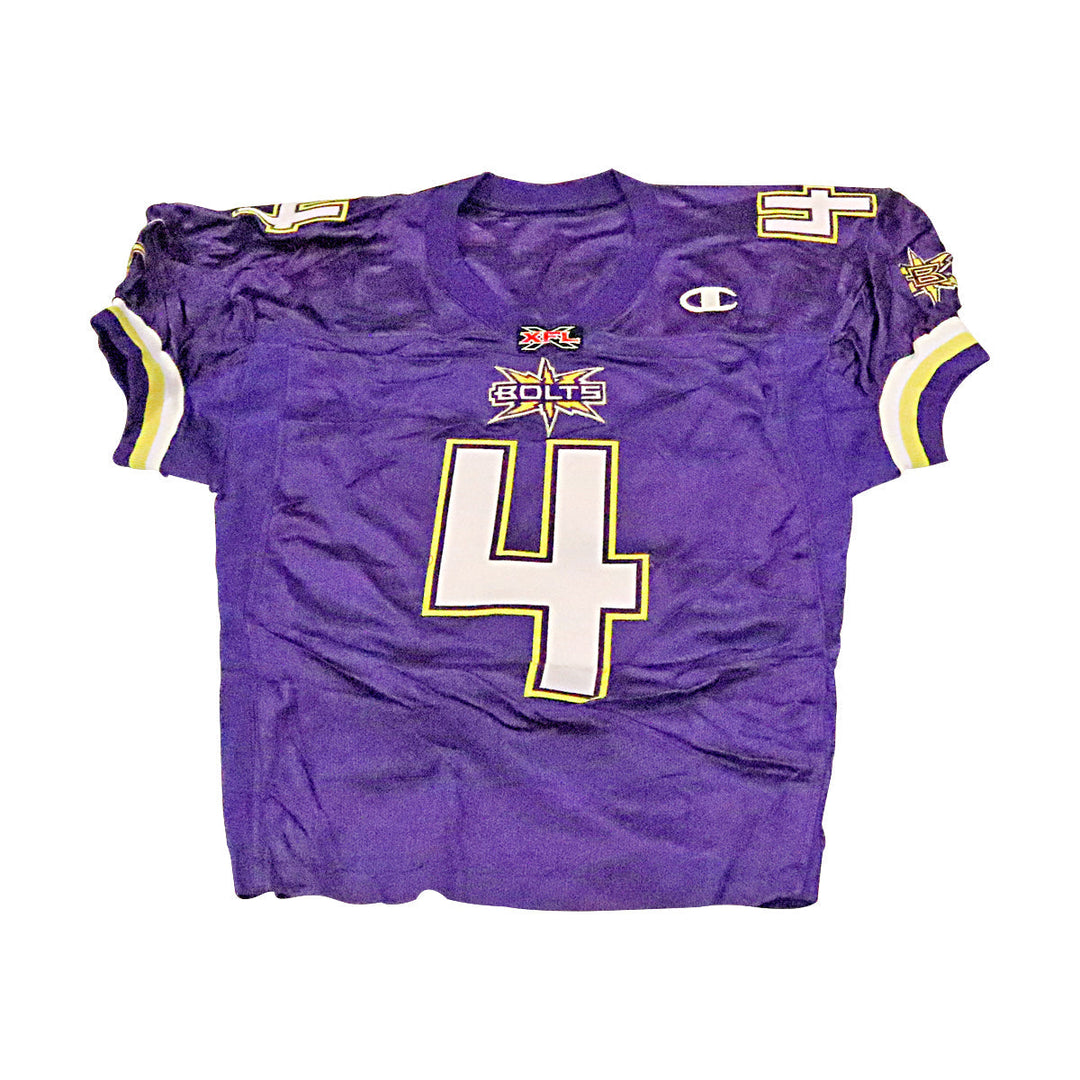 Joe Douglass Birmingham Thunderbolts 2001 Game Used Home Jersey Size 46 Short