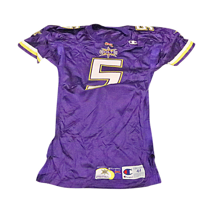 Brad Palazzo Birmingham Thunderbolts 2001 Game Used Home Jersey Size 44 +2