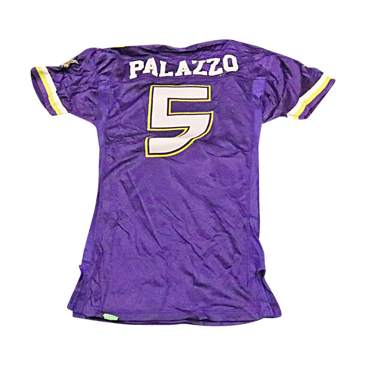 Brad Palazzo Birmingham Thunderbolts 2001 Game Used Home Jersey Size 44 +2