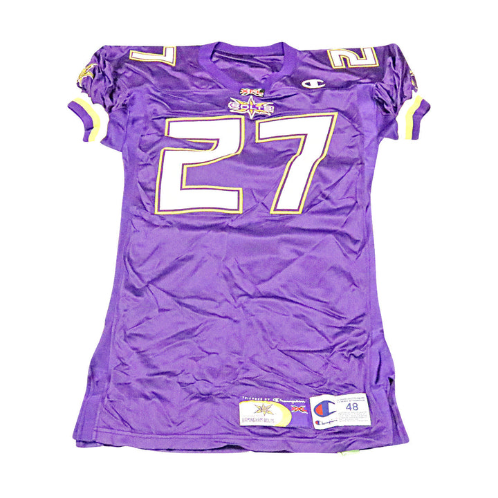 Birmingham Thunderbolts 2001 #27 Team Issued Home Jersey Size 48+2