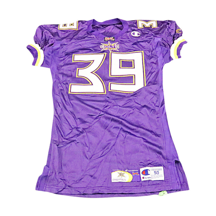 Birmingham Thunderbolts 2001 #39 Team Issued Home Jersey Size 50 +2