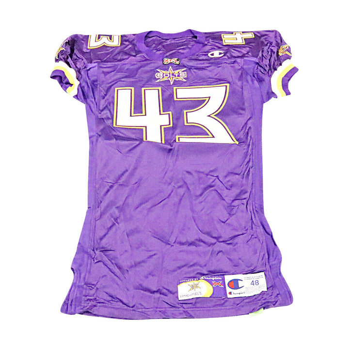 Birmingham Thunderbolts 2001 #43 Team Issued Home Jersey Size 48 +2