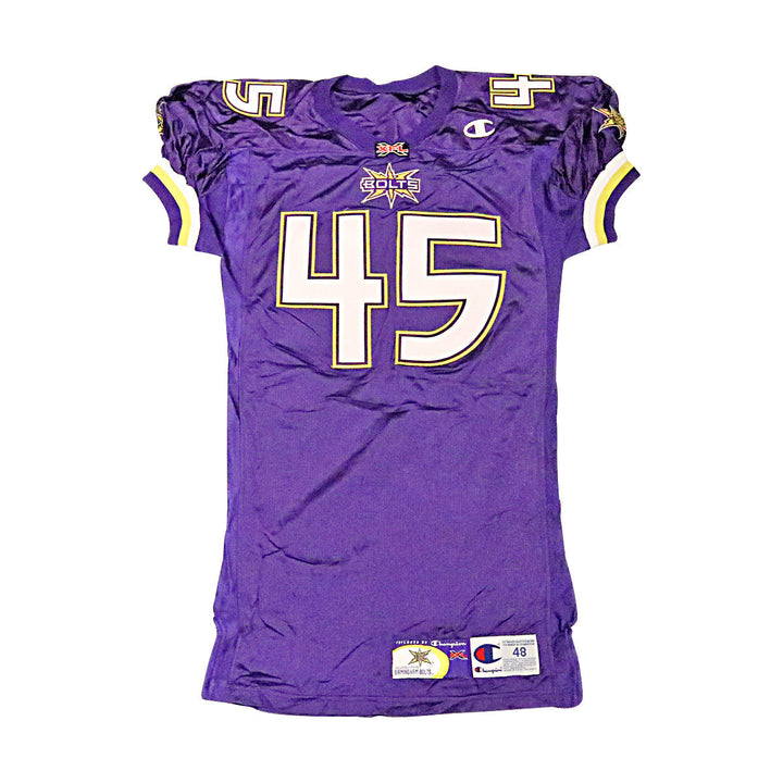 Birmingham Thunderbolts 2001 #45 Team Issued Home Jersey Size 48 +2