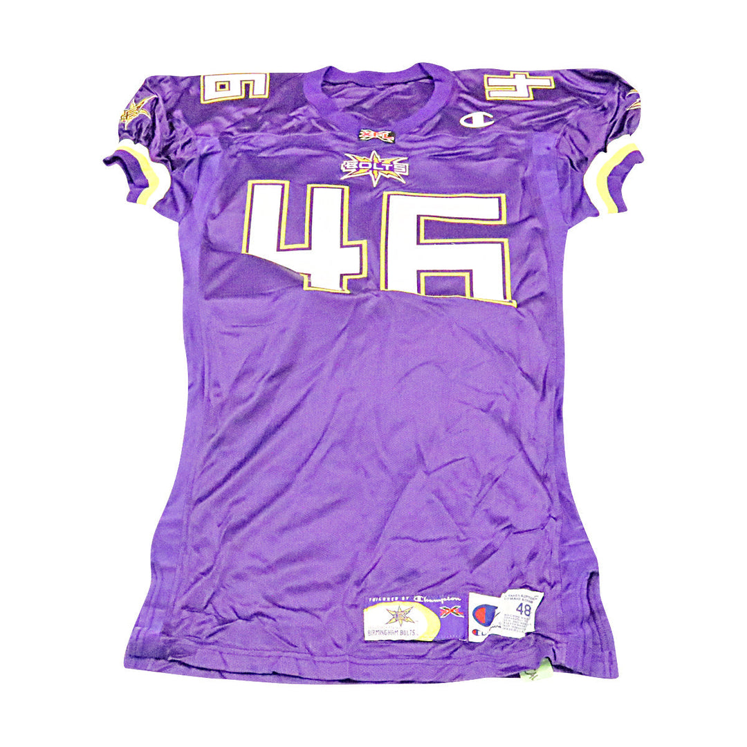 Birmingham Thunderbolts 2001 #48 Team Issued Home Jersey Size 48 +2